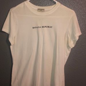 Banana Republic White Tee